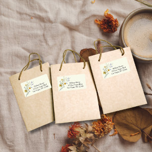 Rustic wildflower boho baby shower