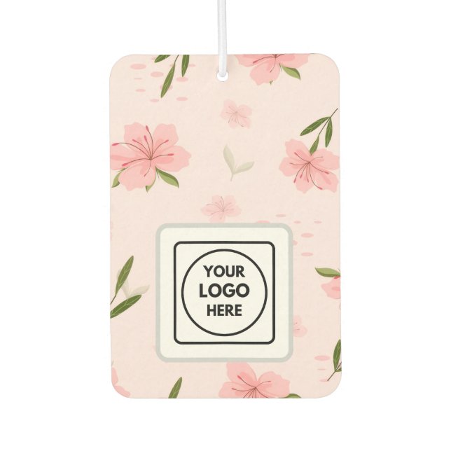 Rustic Wildflower Custom Logo Air Freshener (Front)