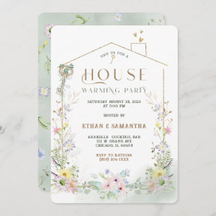 Rustic Wildflower Housewarming Party Template
