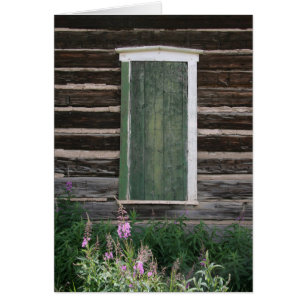 Rustic Window Card