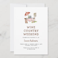Rustic Wine Country Bachelorette weekend 