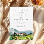 Rustic Winery Landscape Wedding Save The Date<br><div class="desc">Rustic Winery Landscape Wedding Save the Date</div>