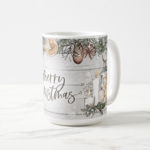 Rustic Winter Cabin Decor Coffee Mug