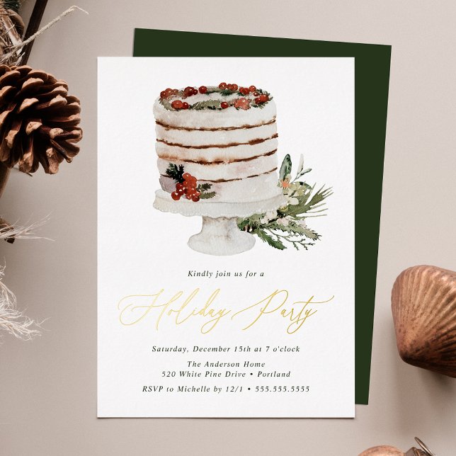 Rustic Winter Cake Holiday Party (Creator Uploaded)
