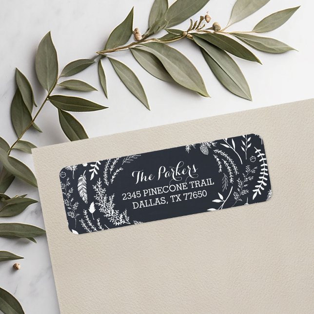 Rustic Winter Holiday Address Labels (Creator Uploaded)