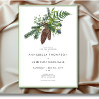 Rustic Winter Pine & Berries Spray Wedding