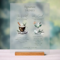 Rustic Winter Signature Drinks Frosted ID1049
