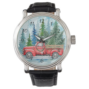 Rustic Winter Wedding Truck Hubby Watch