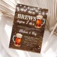 Rustic Wood Brews before I do's Rehearsal Dinner