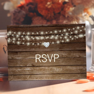 Rustic Wood Country Mason Jar Lights Wedding