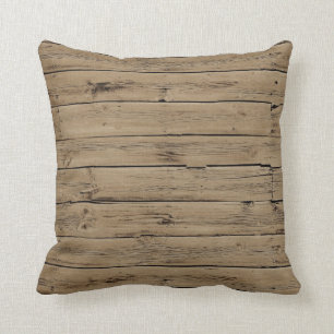 Rustic Wood Cushion