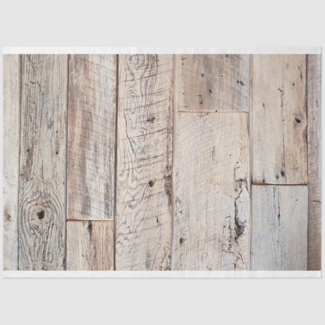 Rustic Wood Decoupage Paper (Front)