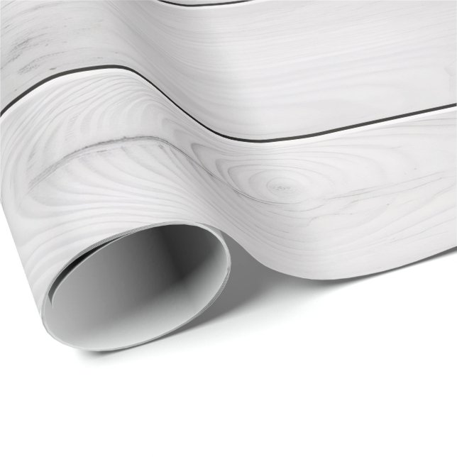 Rustic Wood Decoupage  Wrapping Paper (Roll Corner)