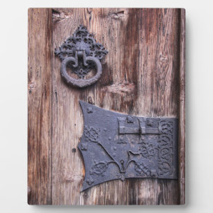 Rustic Wood Door Plaque