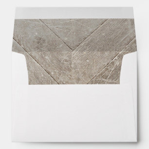 Rustic Wood Envelope Liner