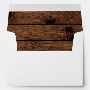Rustic Wood Envelope, Rustic Envelope