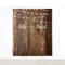 Rustic Wood Fairy Light Party Wedding Shower Wall
