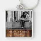 Rustic Wood & Fairy Lights Personalised Photo
