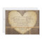 Rustic Wood Fence Boards Heart Rehearsal Dinner