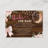 Rustic Wood Floral Boots or Bows Gender Reveal
