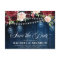Rustic Wood Floral Mason Jar Save the Date