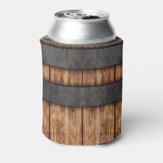  Rustic Wood Grain Can Cooler