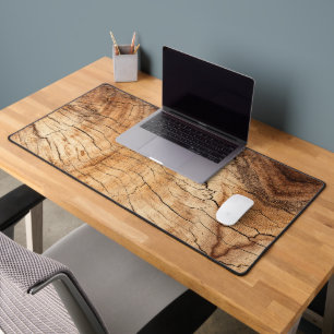 Rustic Wood Grain  Desk Mat