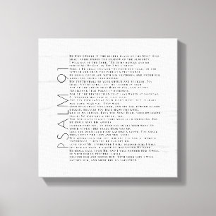 Rustic Wood Grain Psalm 91 Art Sign