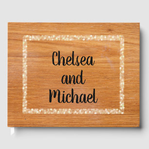 Rustic Wood Guest Book