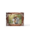 Rustic Wood Jar Lights Save the Date Back Text