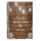 Rustic Wood Look String Lights Lace Recipe Book
