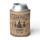 Rustic Wood Nature Trees Cabin Lodge Personalised