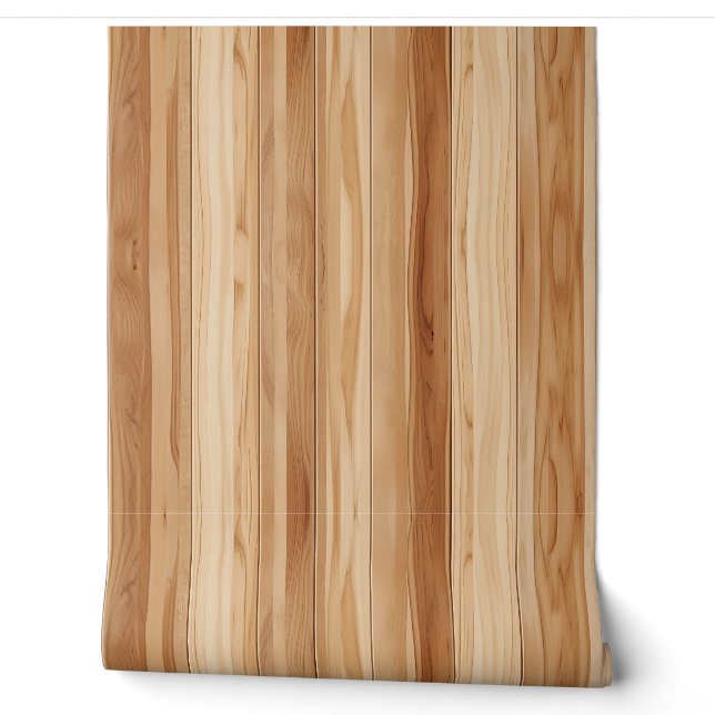 Rustic Wood Panelling 36 Wallpaper (Unrolling)