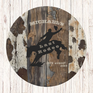 Rustic Wood Paper Plates   Rodeo Bachelor Weekend