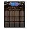 Rustic Wood Purple Blue Wedding Seating Chart 12