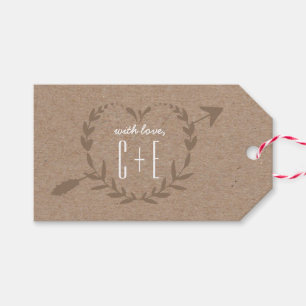 Rustic Wood Slice   Gift Tag