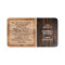 Rustic Wood Tone Contractor Logo Business Card