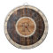 Rustic Wood Tone Monogram Design Brown Dart Board