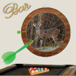 Rustic Wood Tone Stag / Buck  Deer  Camouflage Dar Dartboard<br><div class="desc">Rustic Wood Tone Stag / Buck  Deer  Camouflage

Stag / Buck  Deer Oak Camouflage  Deer at the edge of the woods Personalise with name Photo by Sandy Closs,  taken at Lake Arrowhead Ga</div>