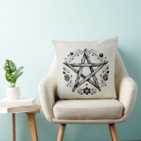 Rustic Wood Twig Star Pentacle 