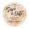 Rustic Wood Wedding Save the date with website Inv