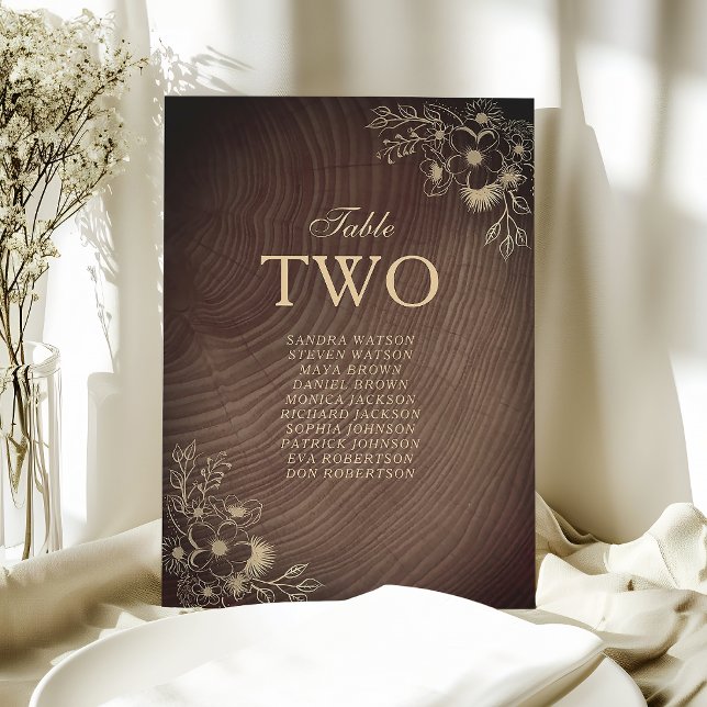 Rustic Wood Wedding Seating Chart (Creator Uploaded)