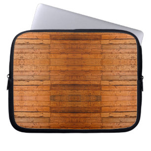 Rustic Wooden Boards Photo-sampled Art Laptop Sleeve