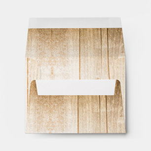 Rustic wooden envelopes for country wedding RSVP