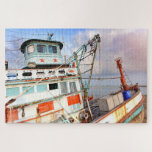 Rustic Wooden Fishing Boat Sea Ocean Jigsaw Puzzle<br><div class="desc">This colourful jigsaw puzzle features a rustic fishing boat on a beach #travel #adventure #fishingboat #boat #fishing #r#parks #landscape #nature #outdoor #trees #rustic #ocean #sea #seascape #landscape #jigsaw #puzzle #jigsawpuzzle #gifts #gift #fun #stockingstuffers #games</div>