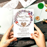 Rustic Wooden Hearts Floral Bridal Shower Invitation<br><div class="desc">Embrace the charm and elegance of a rustic bridal shower with our Custom Wooden Hearts Floral Bridal Shower Invitations. These beautifully crafted invites from Mylini Design, are more than just an invitation, they are a keepsake of your special day. A backdrop of stunning, naturally inspired scenes set the stage, while...</div>