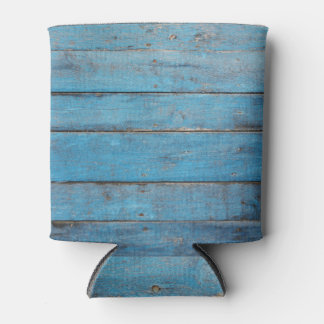 Rustic Wooden Wall: Aged Texture. Can Cooler