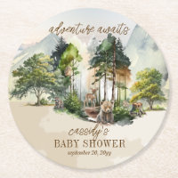 Rustic Woodland Adventure Awaits Boy Baby Shower