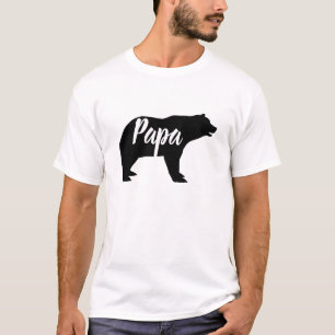rustic woodland animal papa bear T-Shirt
