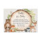 Rustic Woodland animals book request baby shower E